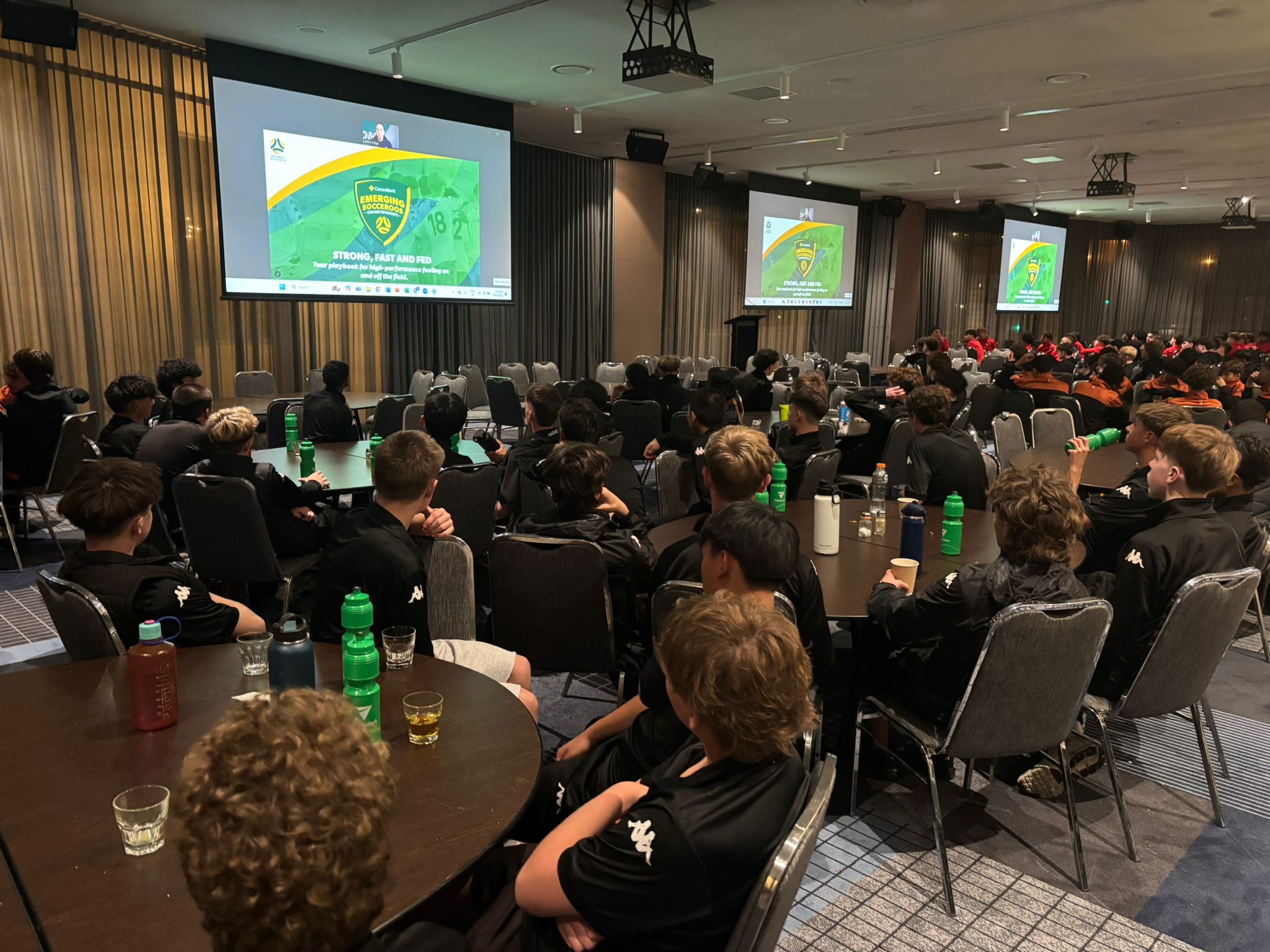 Athletes got plenty out of the Nutrition Workshop to take with them after the Championships 